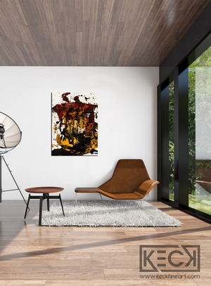 HUGE ABSTRACT CANVAS PRINTS BY MICHEL KECK