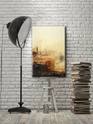 ABSTRACT ART Canvas Print of Unfinished Business