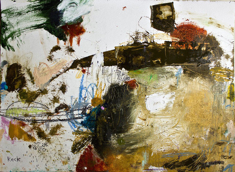ABSTRACT ART Canvas Print of Tired of Pretending