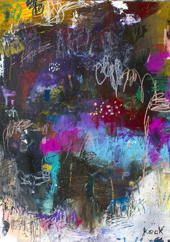 Colorful Abstract Art<br>Canvas Print<br>It Just Feels Right
