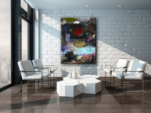 ABSTRACT ART Canvas Print of When All I Want is Just the Truth