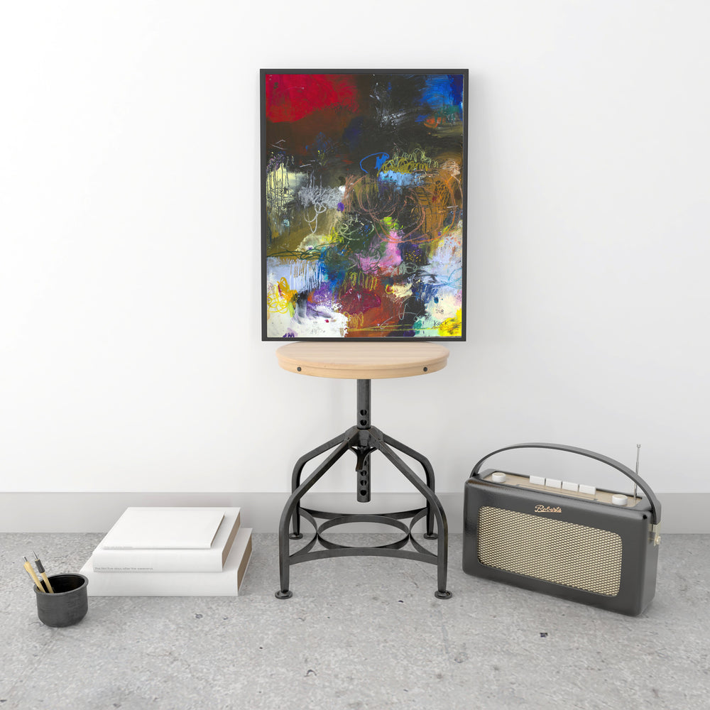 #051224 <br> Scared as Hell <br> Canvas Art Print