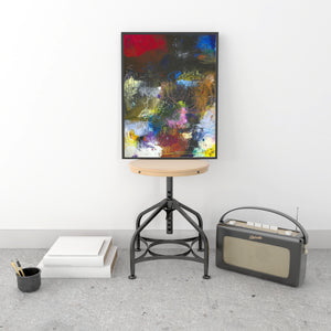 #051224 <br> Scared as Hell <br> Canvas Art Print