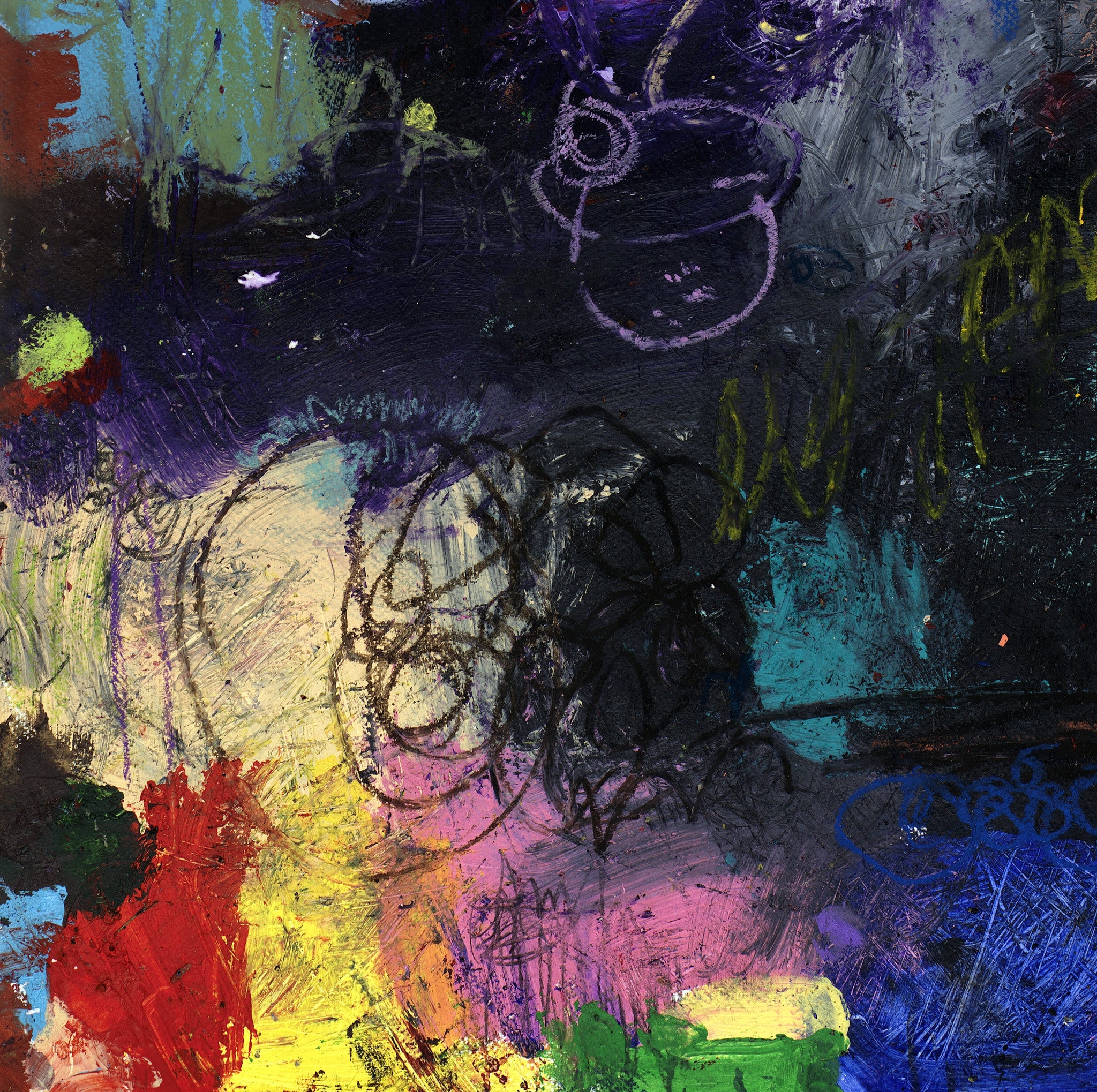 Colorful Abstract Art<br>Canvas Print <br> Can't You Just Be Happy For Me?