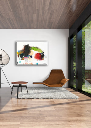 #051229 <br> A Leopard Never Changes Its Spots <br> Canvas Art Print