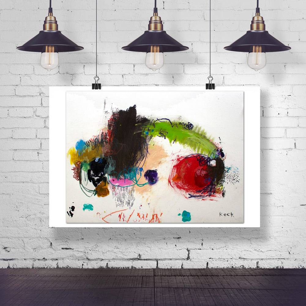 ABSTRACT ART Canvas Print of The Leopards Spots