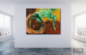 #060607  <br> John 4:14 <br> Canvas Art Print