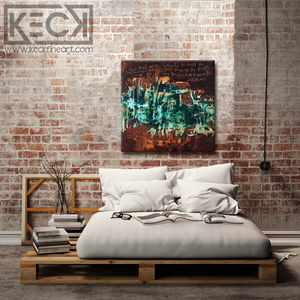 #060617 <br> Serenity Prayer <br>Canvas Art Print