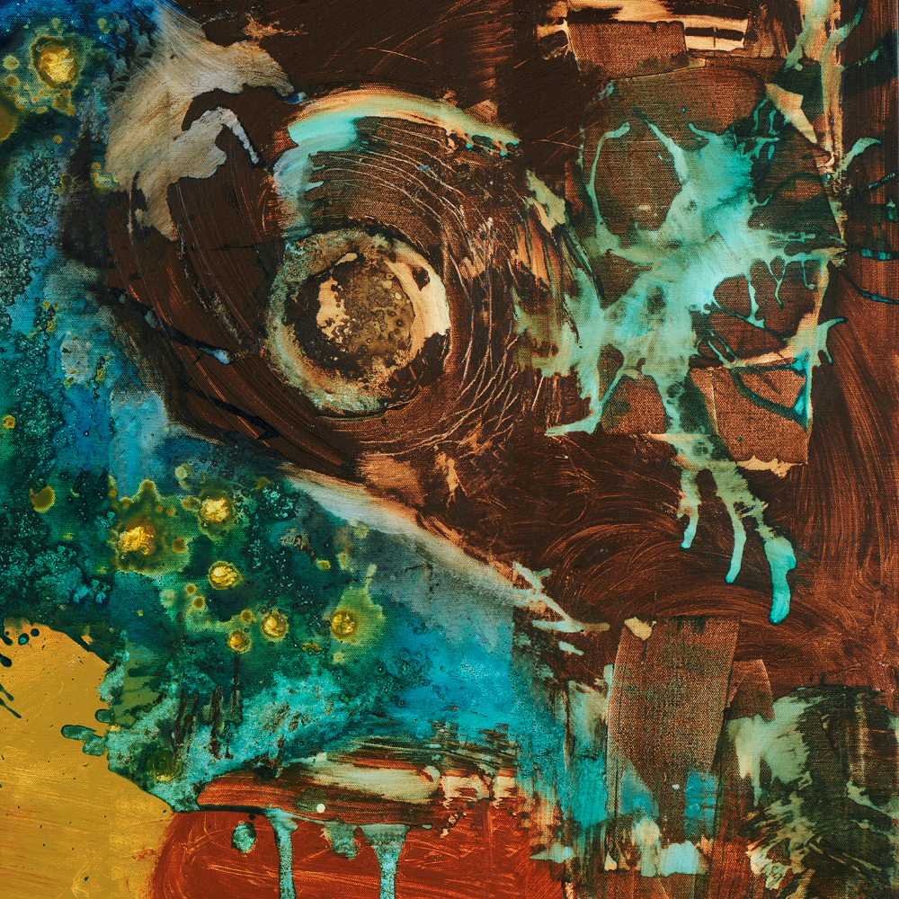 Big abstract art on canvas.  Large scale abstract and mixed media paintings and art prints