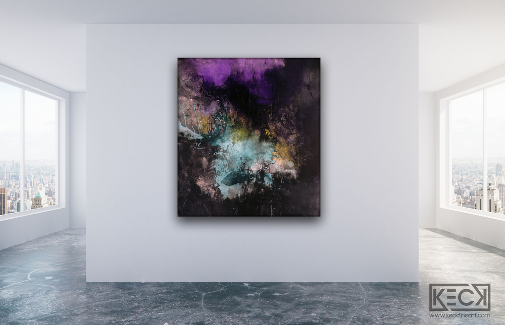 
                
                    Load image into Gallery viewer, Bold, colorful abstract art prints on canvas
                
            