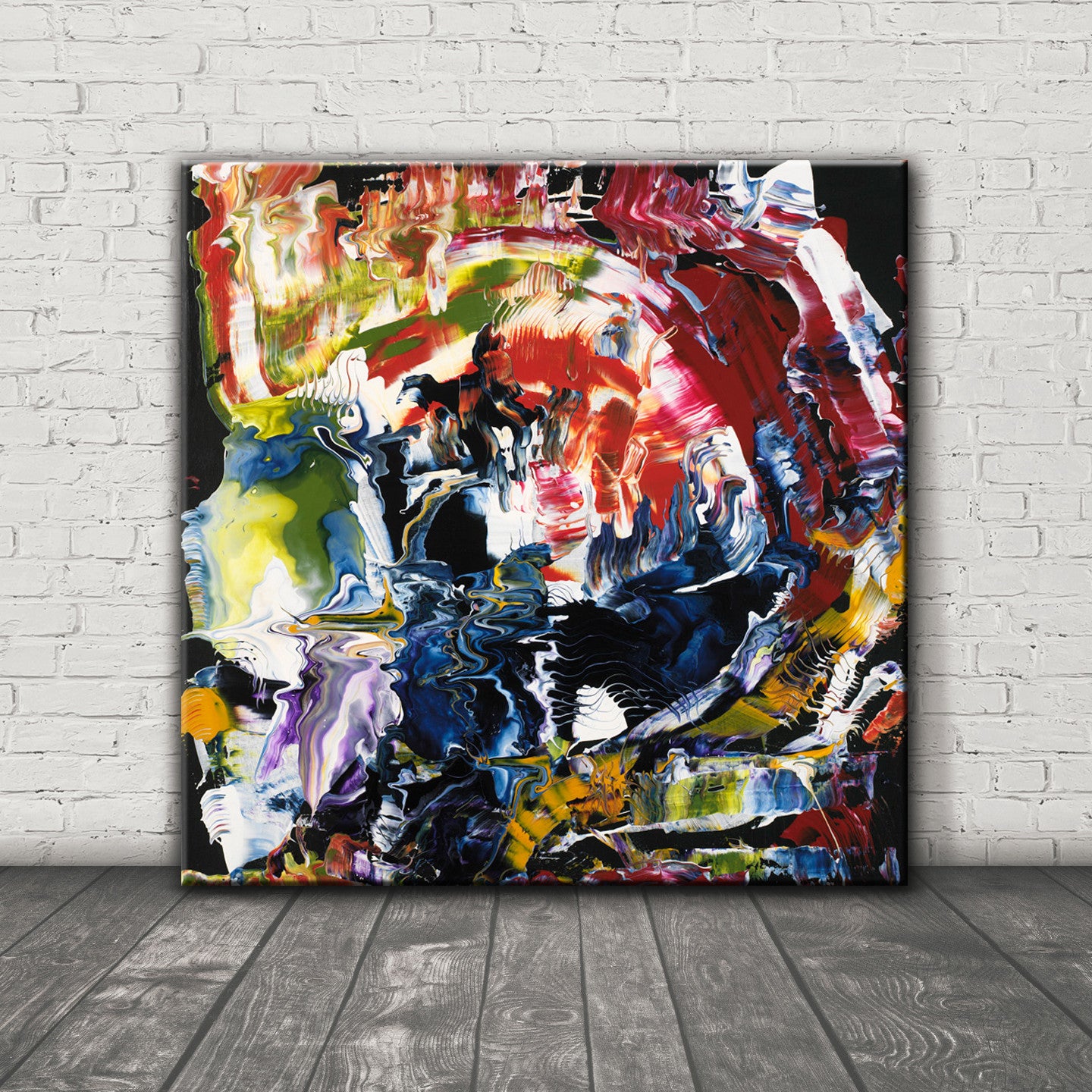 ABSTRACT ART Canvas Print of Wish List IX