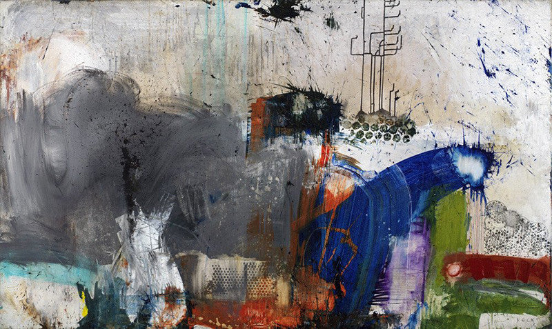ABSTRACT ART Canvas Print of The Secrets We Keep