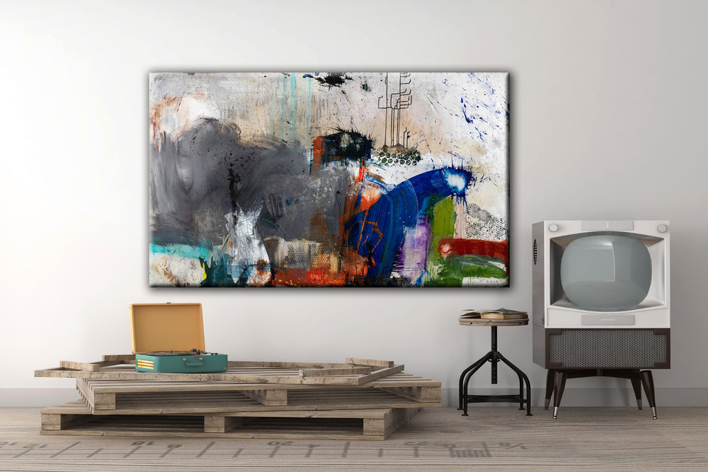 ABSTRACT ART Canvas Print of The Secrets We Keep