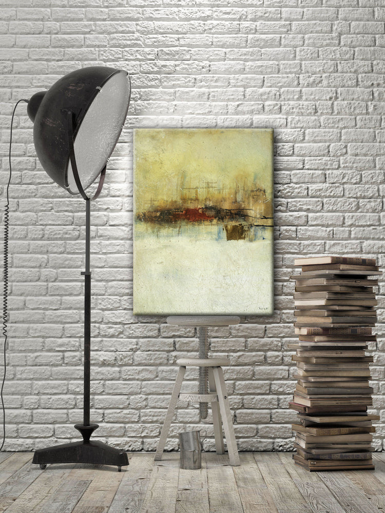 ABSTRACT ART Canvas Print of Validation