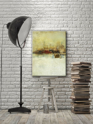 ABSTRACT ART Canvas Print of Validation