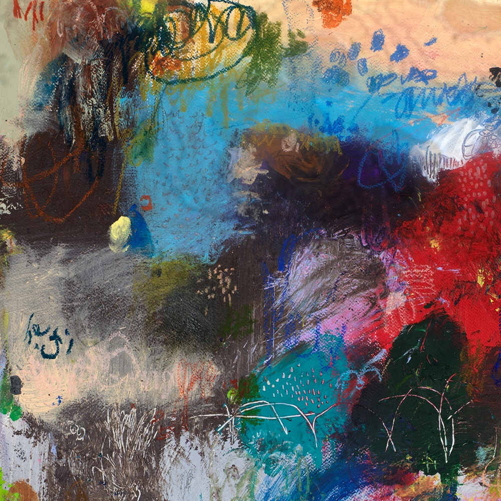 LARGE, Colorful Abstract Canvas Art Prints