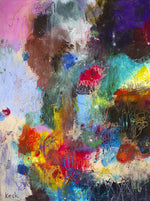 ABSTRACT ART Canvas Print of Were the Only Ones Who Will Ever Know