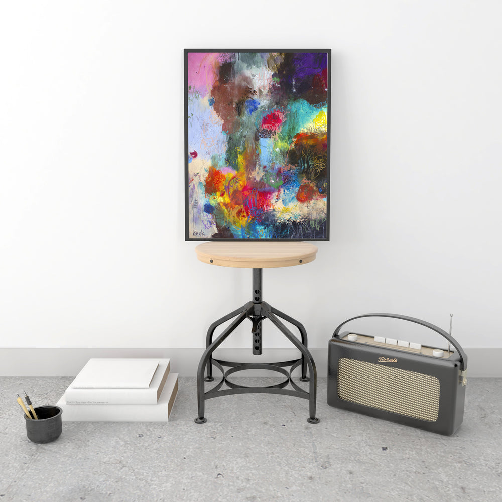 ABSTRACT ART Canvas Print of Were the Only Ones Who Will Ever Know