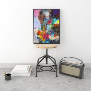 ABSTRACT ART Canvas Print of Were the Only Ones Who Will Ever Know