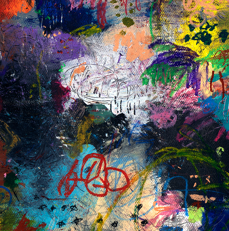 BEAUTIFUL COLORFUL ABSTRACT ART BY MICHEL KECK