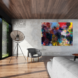 ABSTRACT CANVAS ART PRINTS BY MICHEL KECK