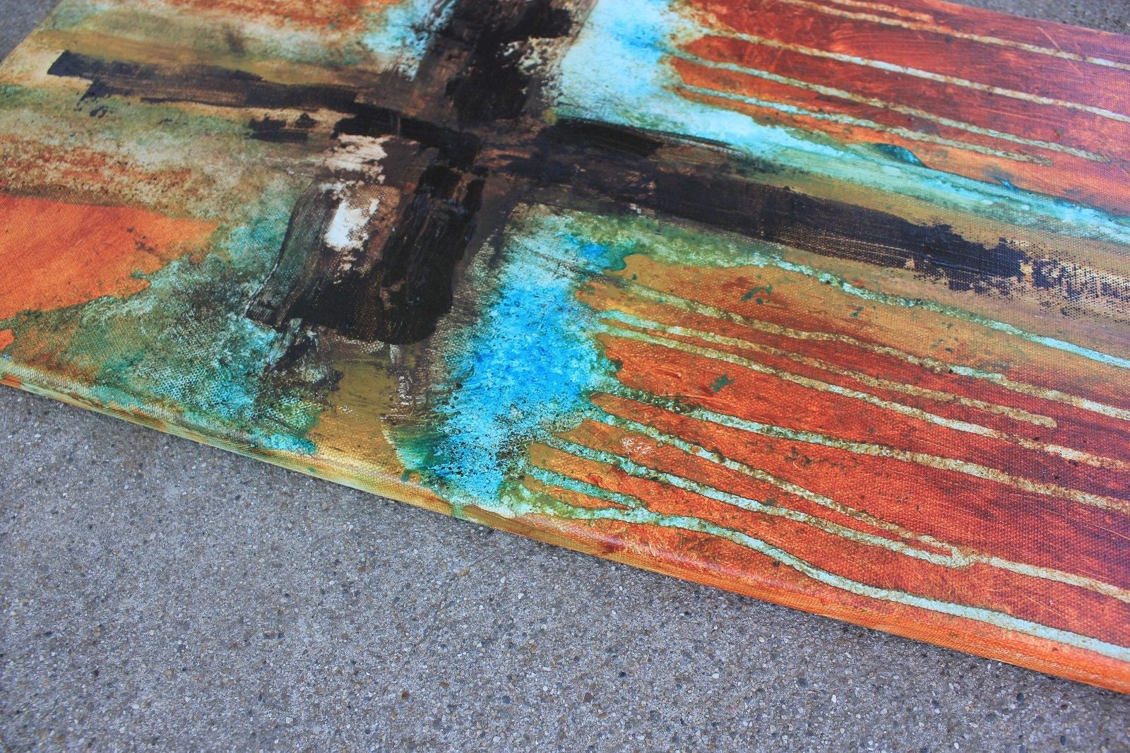 Abstract Cross Art<br>Canvas Print