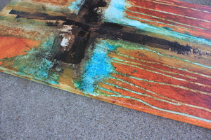CROSS ART PRINTS. Abstract Cross Art Print.  Religious & Spiritual Cross Art.