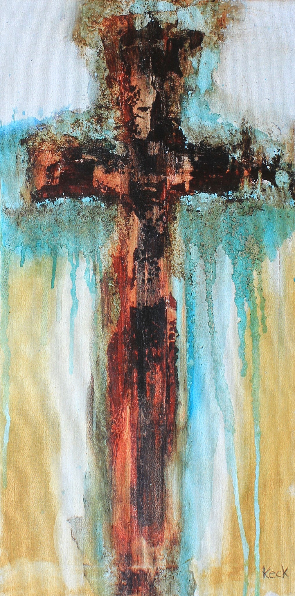 Abstract Cross Art<br>Canvas Print