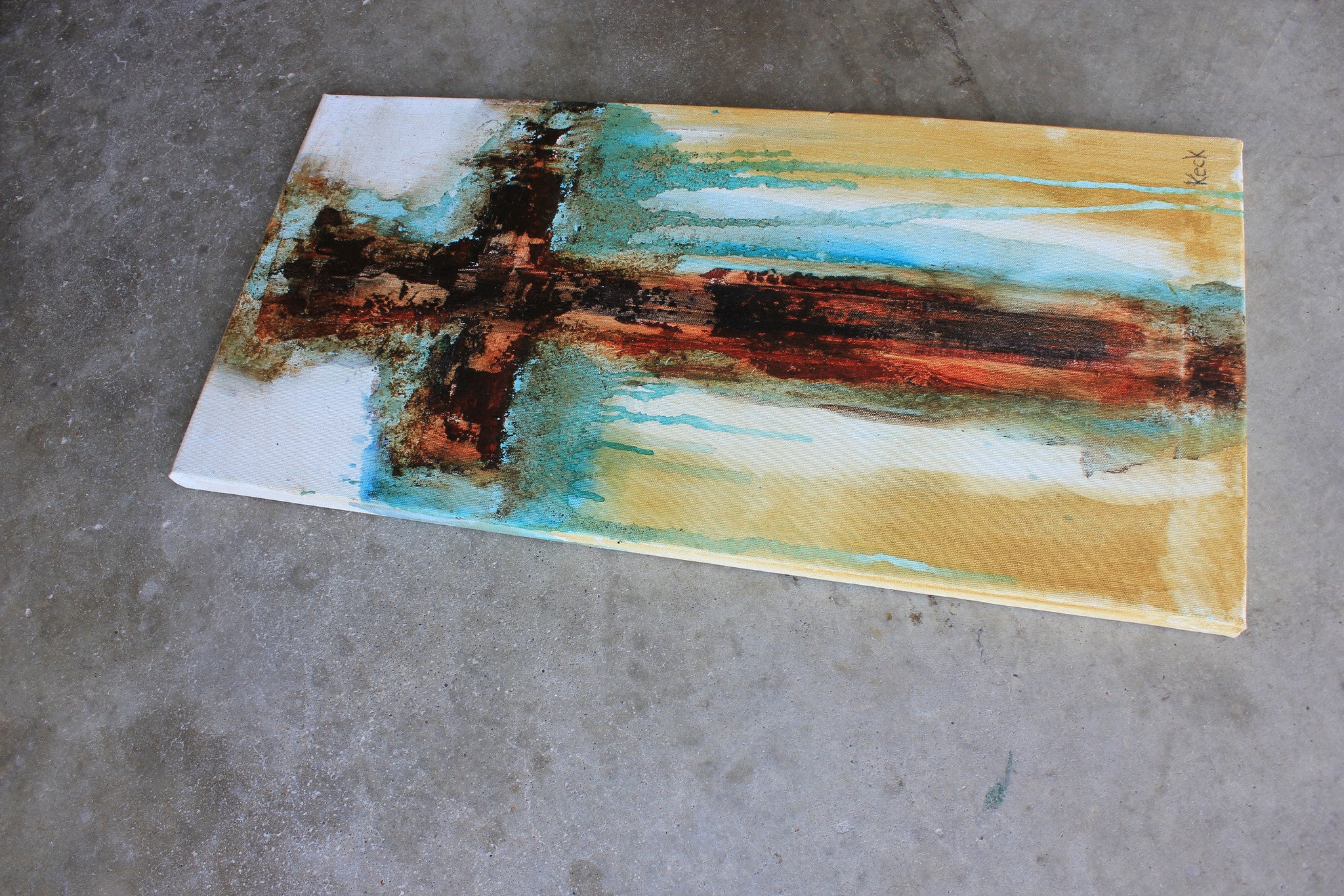 Abstract Cross Art<br>Canvas Print