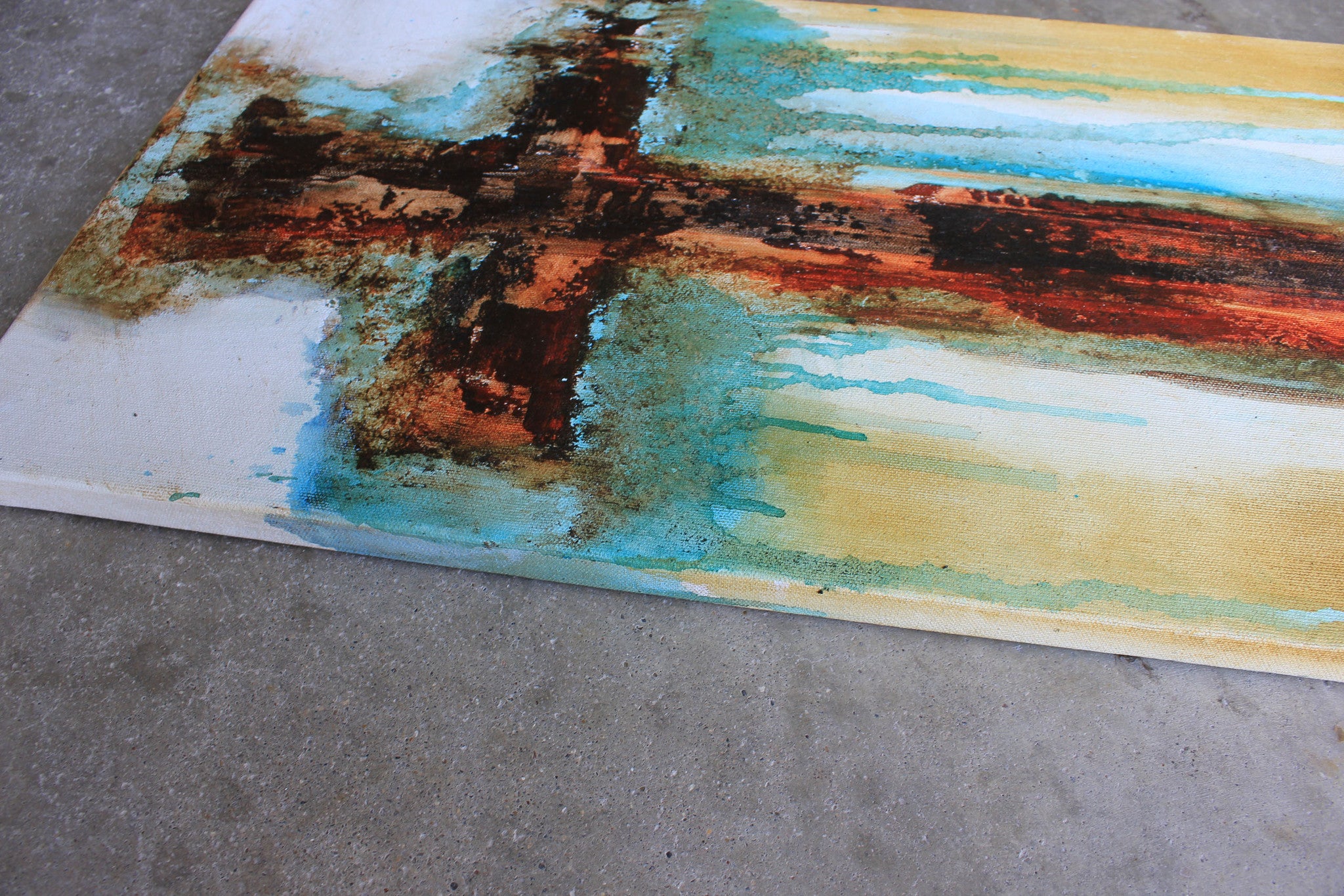 Abstract Cross Art<br>Canvas Print