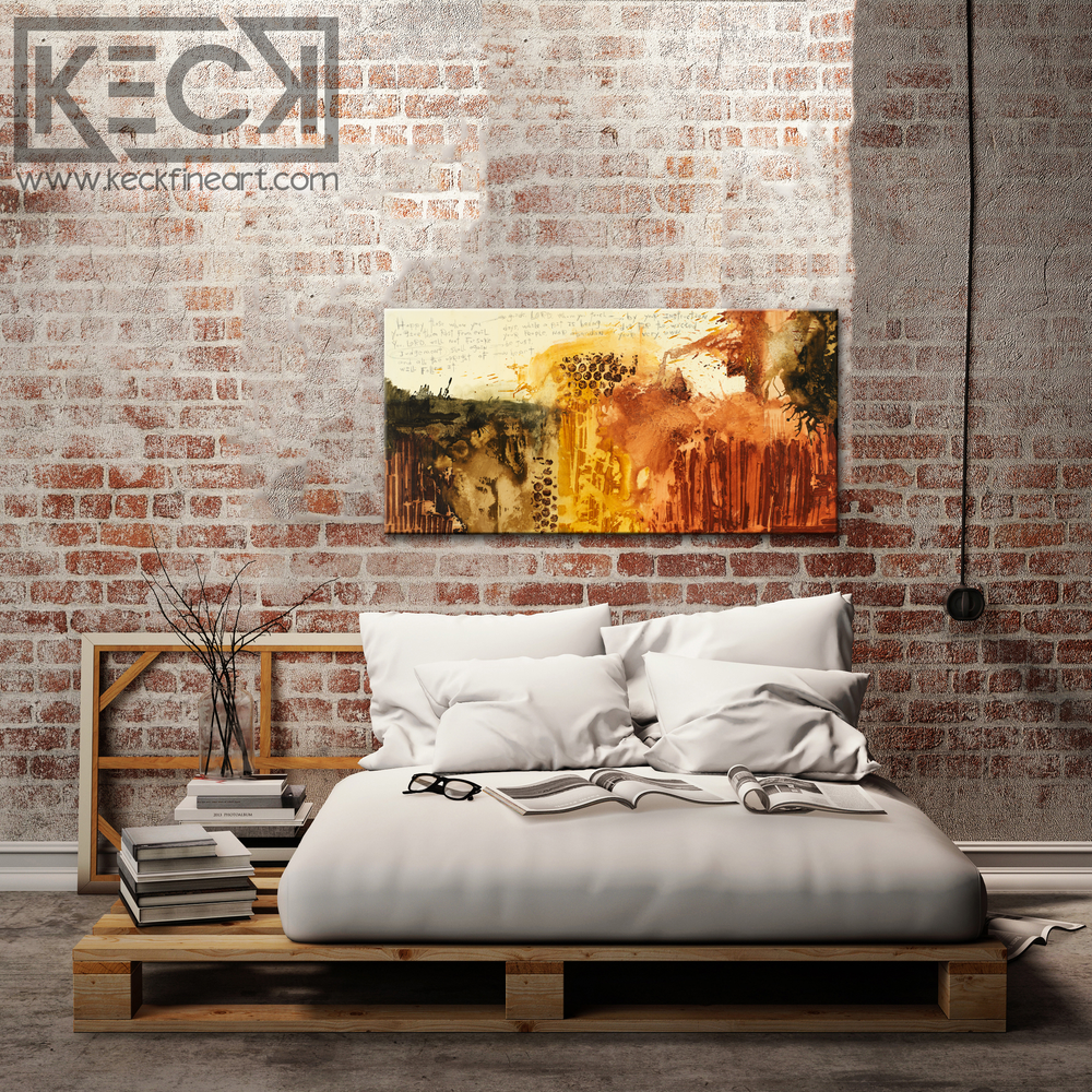 Christian inspired art.  Art prints with a positive message.  Abstract art with scripture, prayer and crosses.