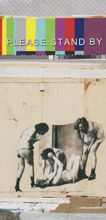 #070803 <br> Title: Cat Fight <br> Mixed Media Art Print