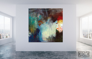 COLORFUL ABSTRACT ART BY MICHEL KECK