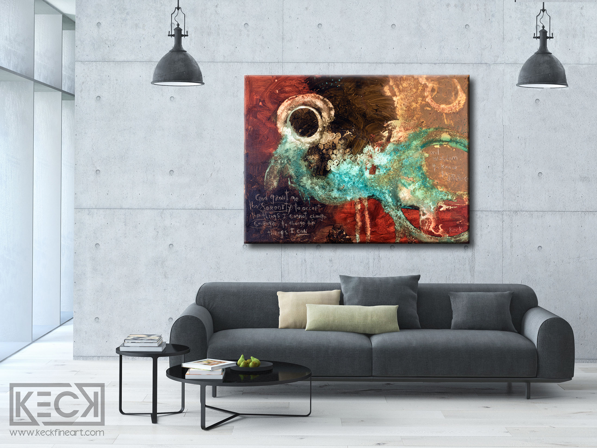 Serenity Prayer <br> #071206 <br> Canvas Art Print