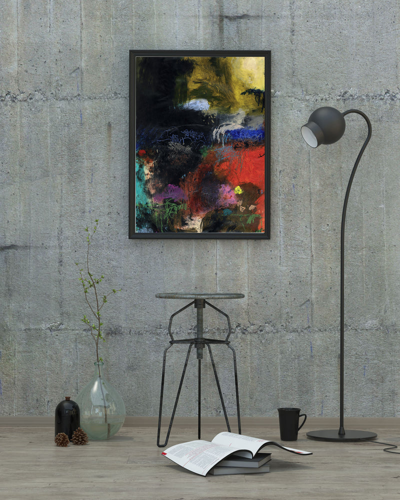 ABSTRACT ART Canvas Print of The Truth is Setting In