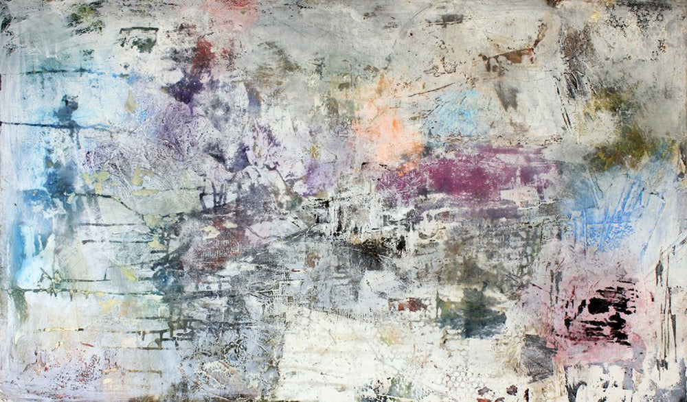 MIXED MEDIA Canvas Print of DRAWING STRAWS #071603
