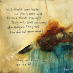 SCRIPTURE ART 071510 Isaiah 40:31 Canvas Print