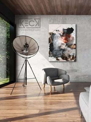 LARGE ABSTRACT CANVAS ART PRINTS BY MICHEL KECK