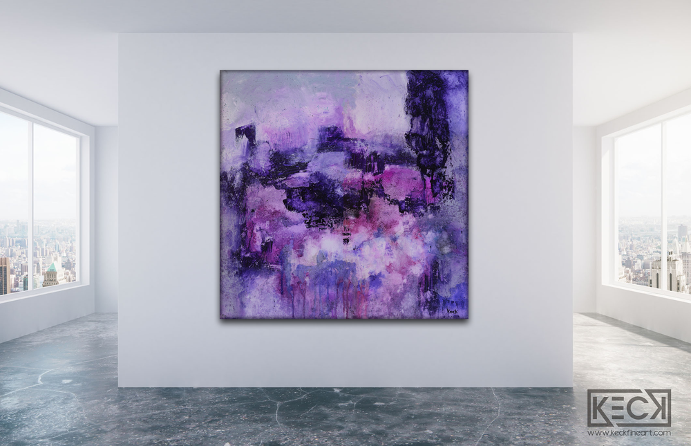 HUGE ABSTRACT CANVAS PRINTS BY MICHEL KECK