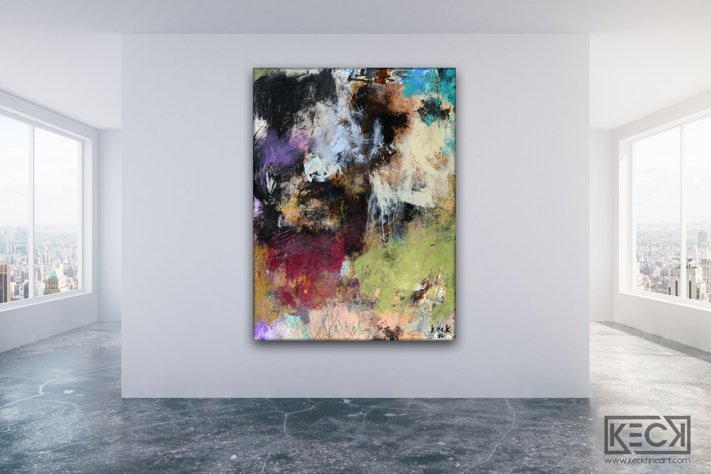 
                
                    Load image into Gallery viewer, COLORFUL ABSTRACT ART BY MICHEL KECK
                
            