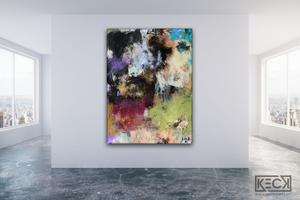 COLORFUL ABSTRACT ART BY MICHEL KECK