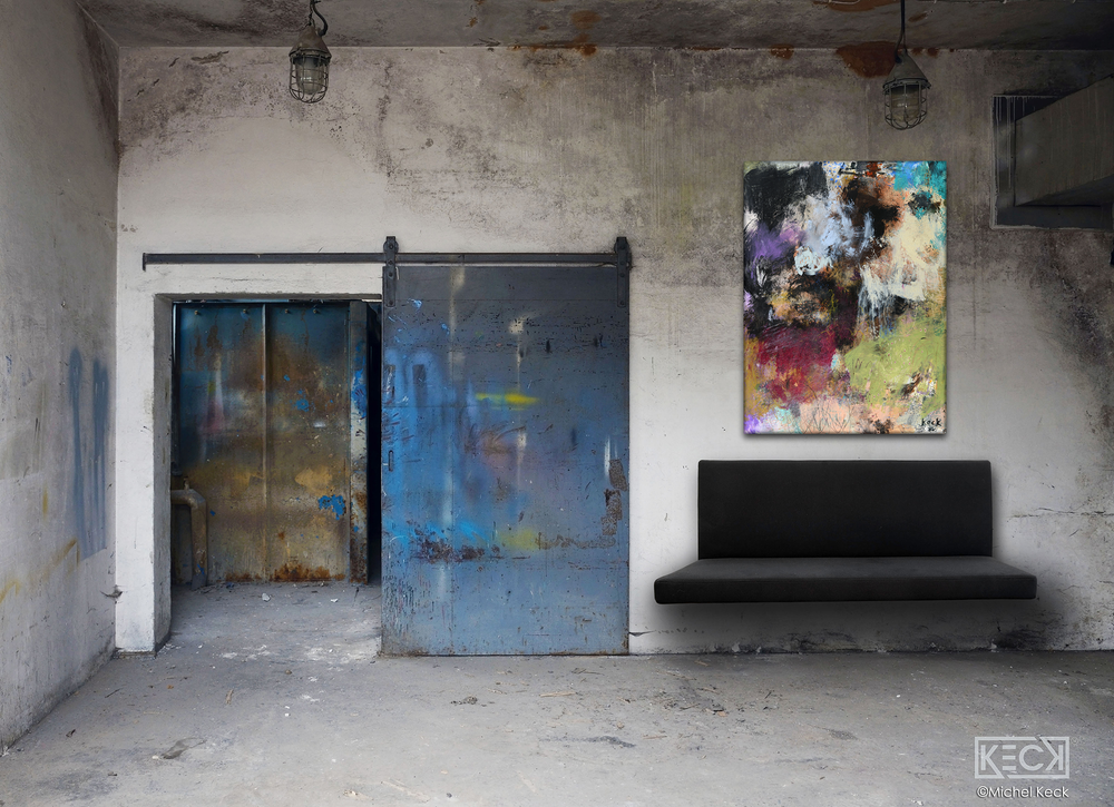 
                
                    Load image into Gallery viewer, BEAUTIFUL COLORFUL ABSTRACT ART BY MICHEL KECK
                
            