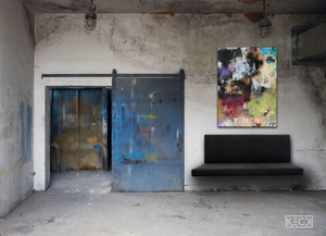 BEAUTIFUL COLORFUL ABSTRACT ART BY MICHEL KECK