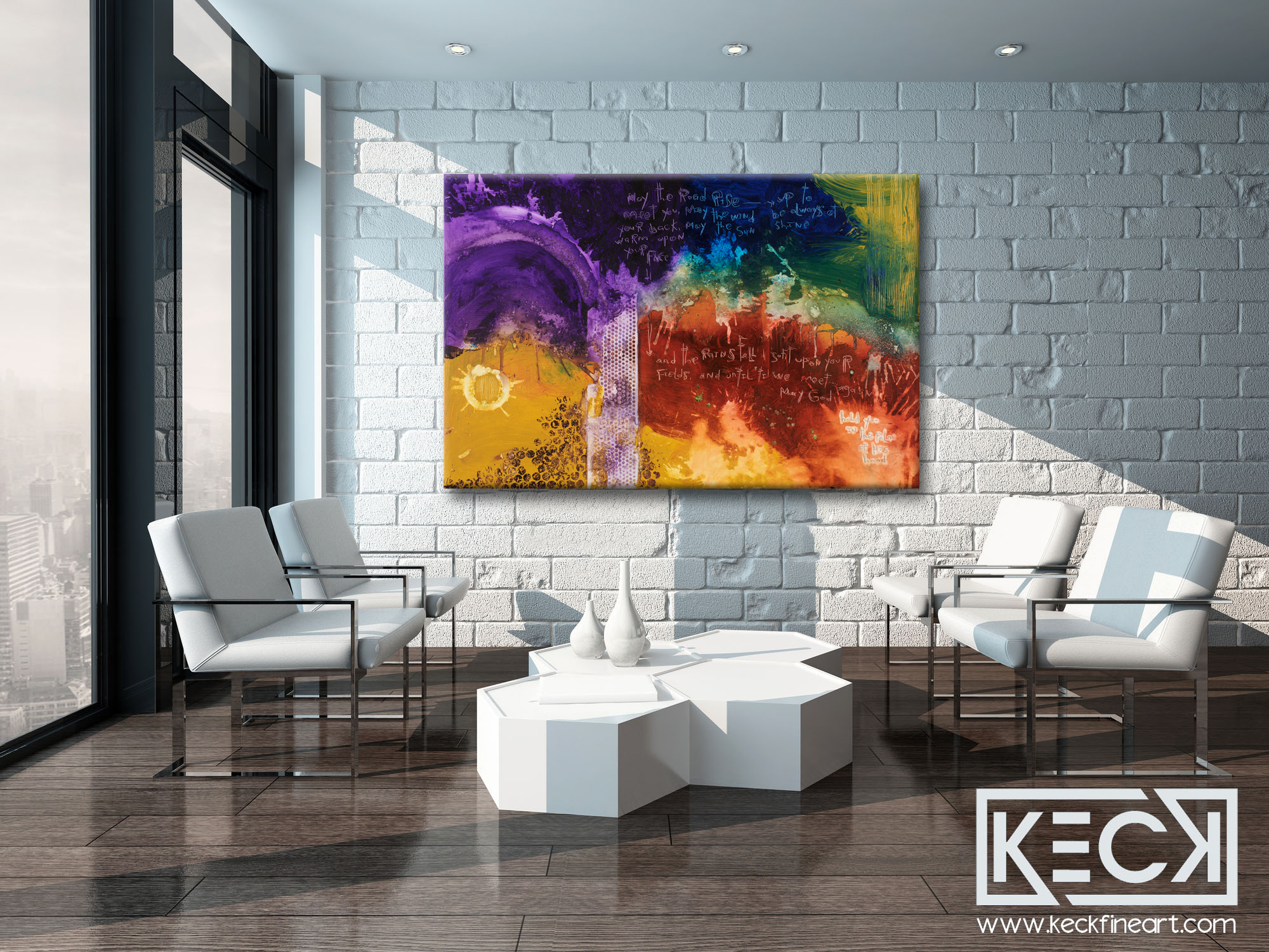 Irish Blessing Prayer <br> Canvas Art Print