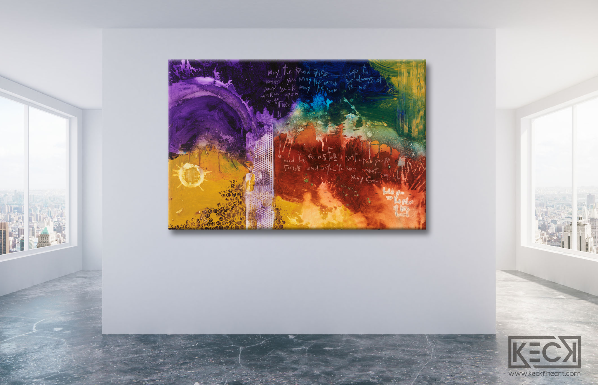 Irish Blessing Prayer <br> Canvas Art Print