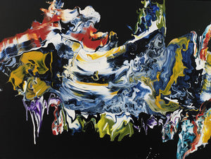 ABSTRACT ART Canvas Print of Wish List XXII