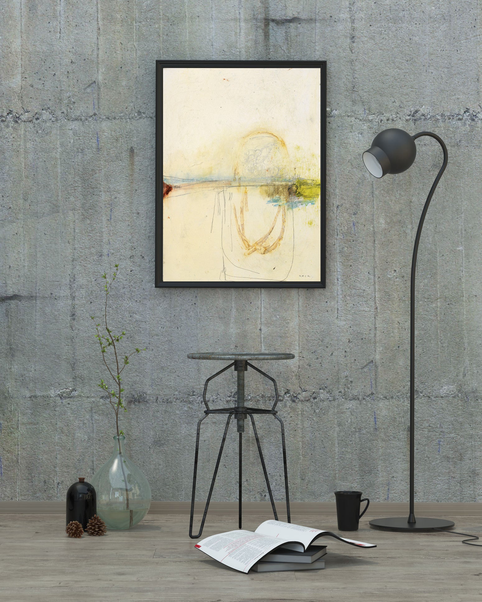 #080807 <br> Canvas Art Print