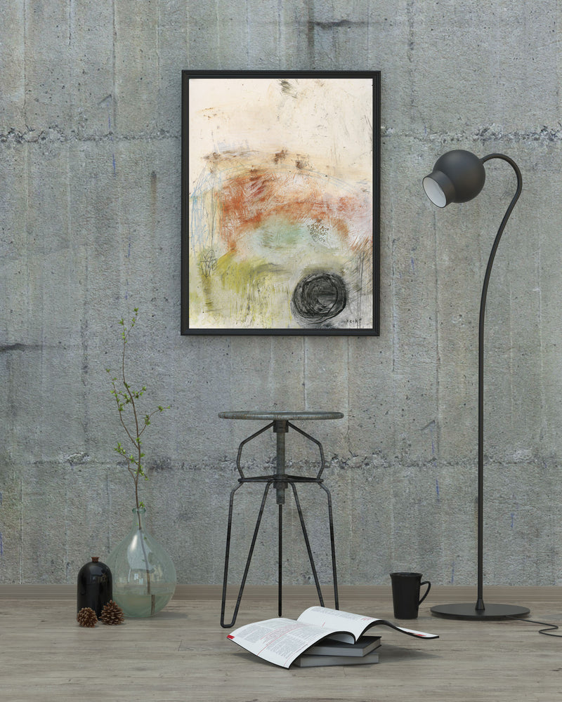 #080808 <br> Canvas Art Print