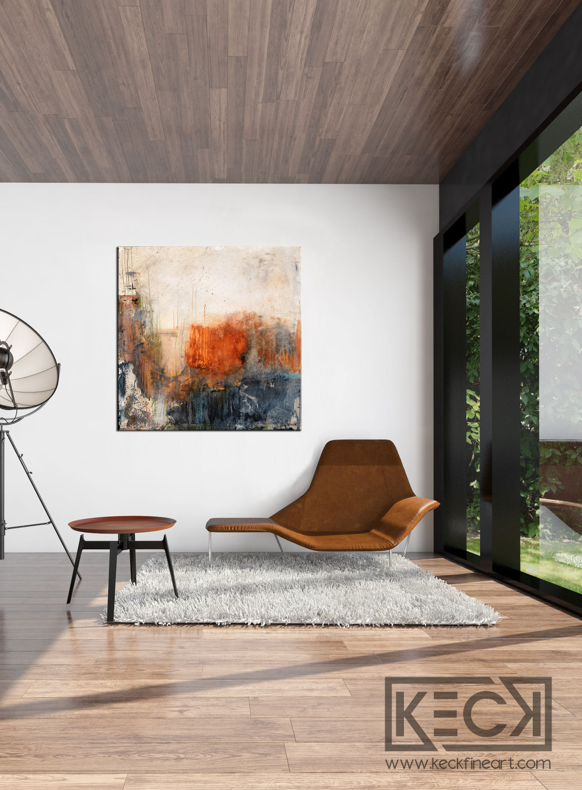 LARGE ABSTRACT CANVAS ART PRINTS BY MICHEL KECK
