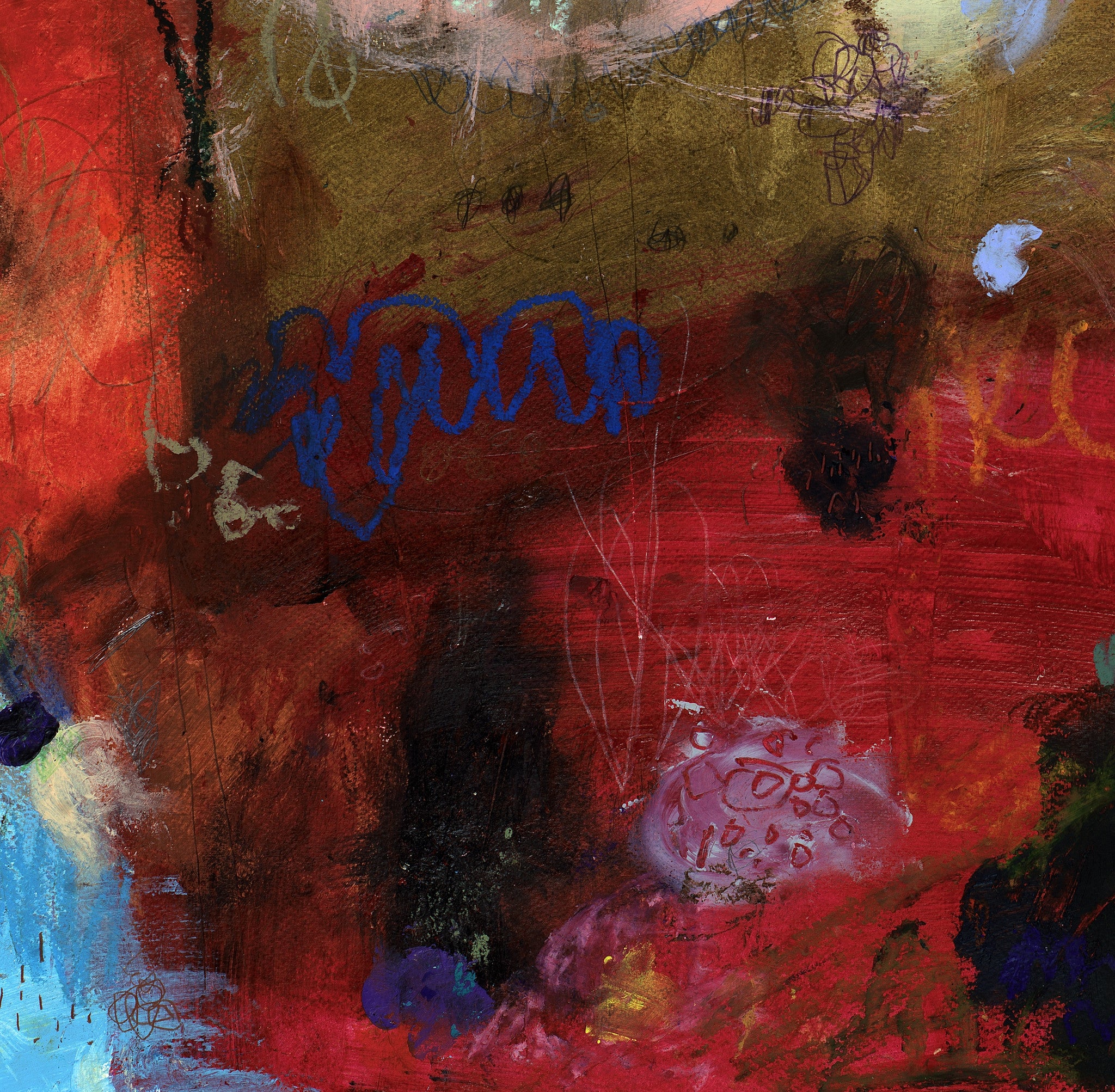 Colorful Abstract Art<br>Canvas Print<br>Drawn Together